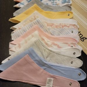 BABY GIRL 13 BIBS BOUNDLE